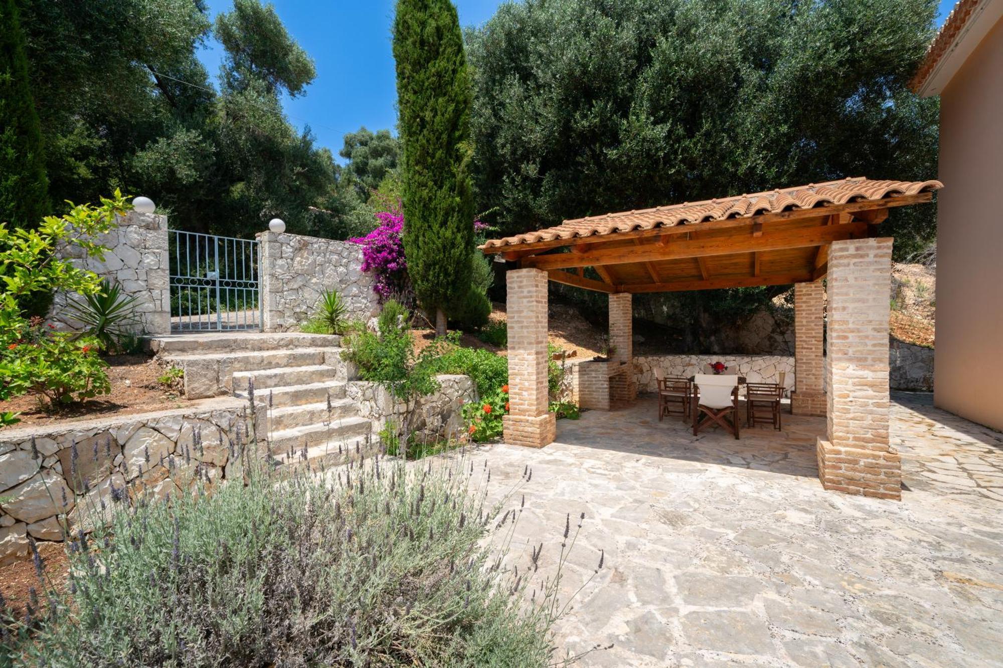Villa Apollo, Sea view, private pool Fiskardo Esterno foto